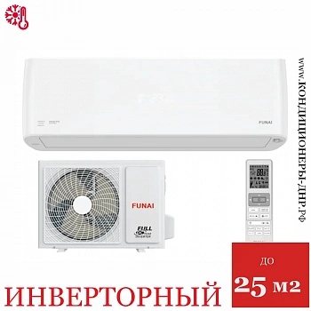 Кондиционер Funai RACI-EM25HP.D04/S/RACI-EM25HP.D04/U Emperor Smart Eye Inverter в ДНР (Донецке)