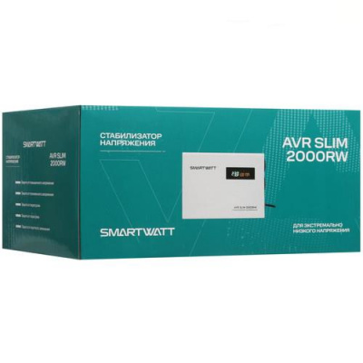 Стабилизатор напряжения SMARTWATT AVR SLIM 2000RW в ДНР (Донецке)