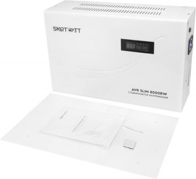 Стабилизатор напряжения SMARTWATT AVR SLIM 8000RW в ДНР (Донецке)